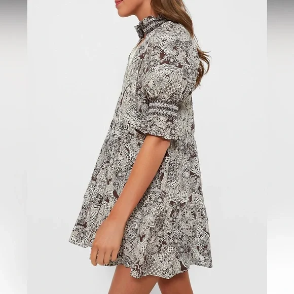 HYACINTH HOUSE
Brown Floral Sawyer Mini Dress - Picture 3 of 11